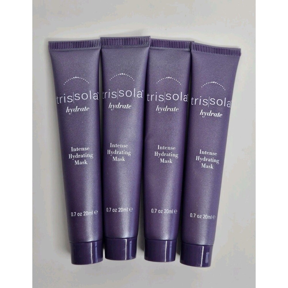 Trissola Hydrate Intense Hydrating Mask Lot Of 4 Mini Trial Travel 0.7oz Sealed
